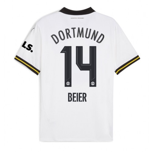 Fotbalové Dres Borussia Dortmund Maximilian Beier #14 Alternativní 2024-25 Krátký Rukáv